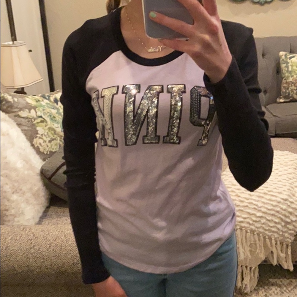 Victoria Secret PINK Purple Long Sleeve